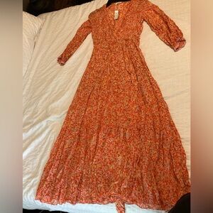 Poupette St Barth printed long dress